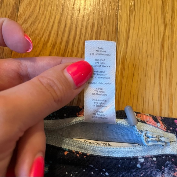 Ivivva quick trip crop leggings size 10 - Picture 5 of 5